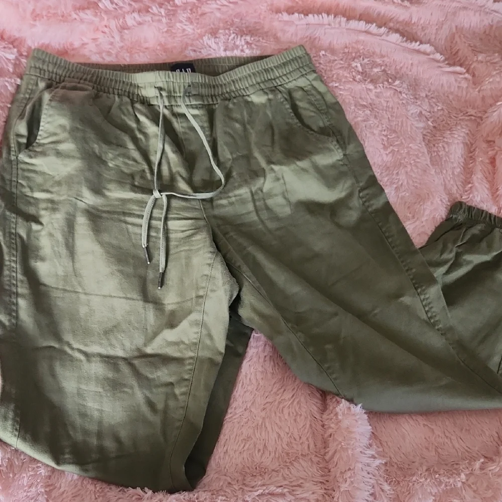 GAP Green Relaxed Fit Joggers - Picture 1 of 3